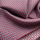 Red Retro Vintage Silk Twill Bandana 65x65