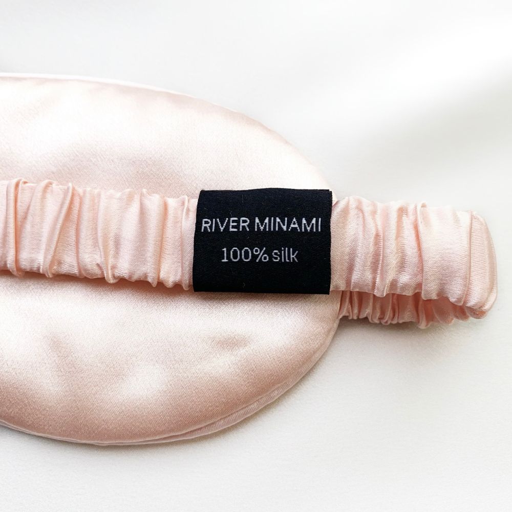Cloud Soft 19 Momme Mulberry Silk Sleeping Eye Mask - Light Pink