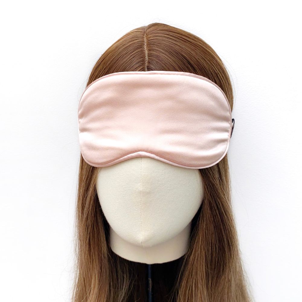Cloud Soft 19 Momme Mulberry Silk Sleeping Eye Mask - Light Pink