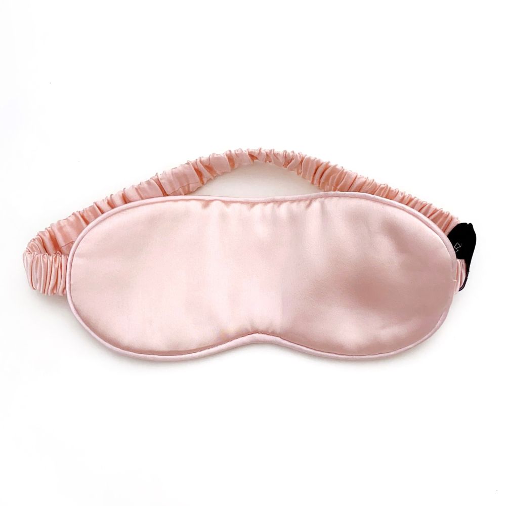 Cloud Soft 19 Momme Mulberry Silk Sleeping Eye Mask - Light Pink