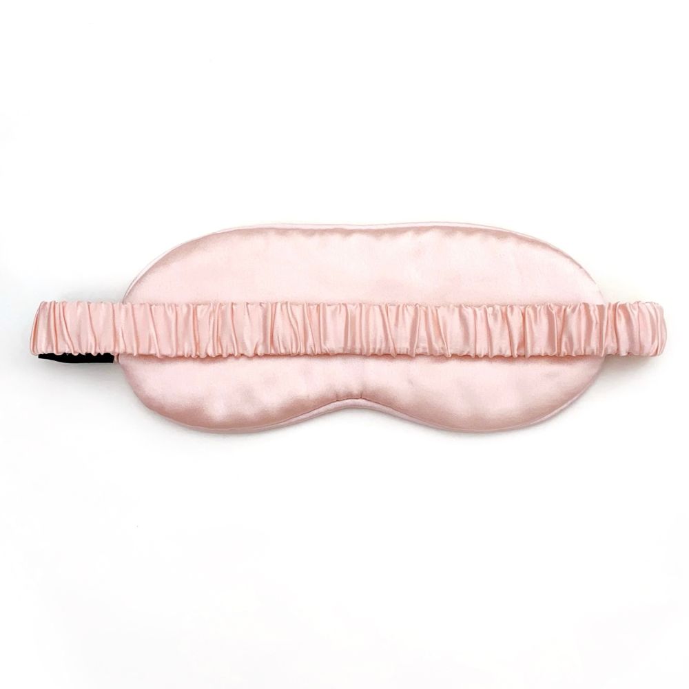 Cloud Soft 19 Momme Mulberry Silk Sleeping Eye Mask - Light Pink