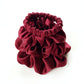 Mulberry Silk Scrunchie - Ruby Red