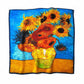 Von Gogh Sunflowers Silk Scarf 53x53