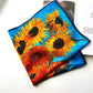 Von Gogh Sunflowers Silk Scarf 53x53