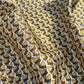 Yellow Geometric 65x65 Silk Scarf